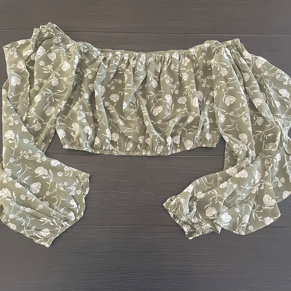 Floral Sleeveless Crop Top main image 0