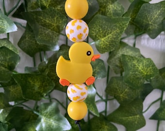 Duck Beaded Keychain!!