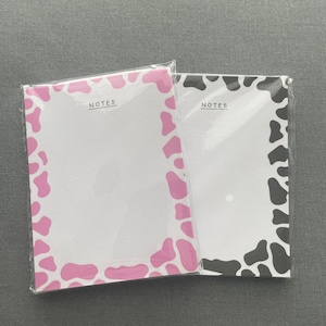 Cow Print Notepad!!