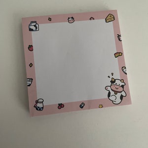 Pretty Cow Sticky Notes!!
