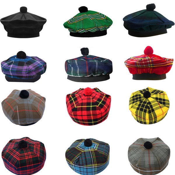 Knitted Tam Hat Etsy