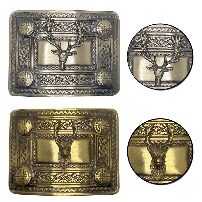 Scottish Kilt Belt Buckle, Highland Kilt Buckles, Multi Design Buckles
