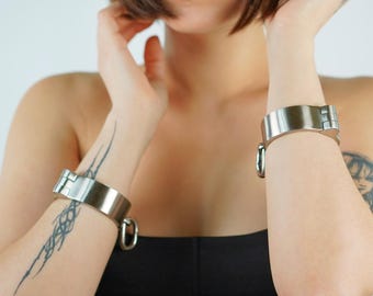 Grilletes bloqueables con junta tórica de acero inoxidable