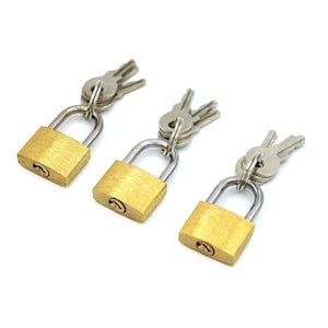 3 small bondage padlocks (20mm)