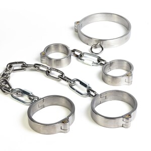 Solid Stainless Steel Restraints With Push-in Lock - Etsy