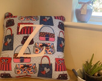 Coussin de sac à main personnalisé fait maison en 2 tailles 100 % coton. Comprend un coussin et des frais de port gratuits