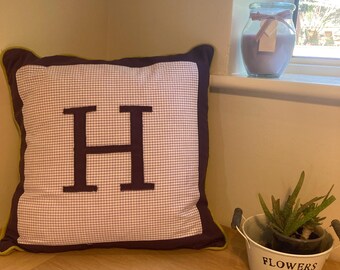 Coussin 100 % coton personnalisé fait maison.  Comprend un coussin et des frais de port gratuits