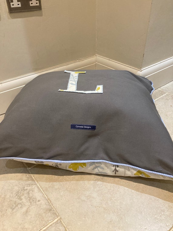 Homemade Personalised Dog Cushion. In standard and large sizes with zipper. Includes Cushion Pad and FREE POSTAGE