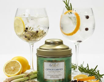 Citrus Blossom Gin Infusion Bags – Botanical Cocktail Infuser with Real Citrus Peel & Botanicals, DIY Gin Flavouring Gift