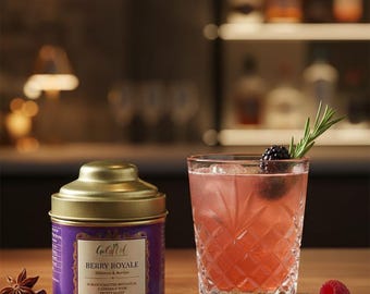 Berry Royale Gin Infusion Bags – Botanical Cocktail Infuser with Real Botanicals & Dried Fruit, DIY Gin Flavouring Gift
