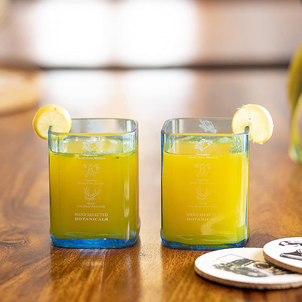 Upcycled Bombay Sapphire Gin Glass Gin Bottle Glass Teachers Etsy