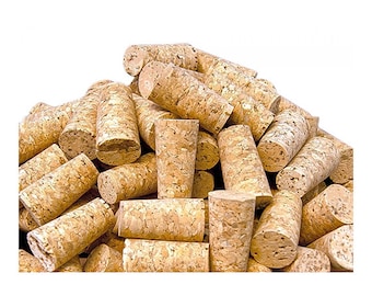 50 Eco-Friendly Wine Cork Stoppers: Tapered Corks for Crafts & DIY