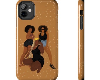 Black girl aesthetIc iPhone Case