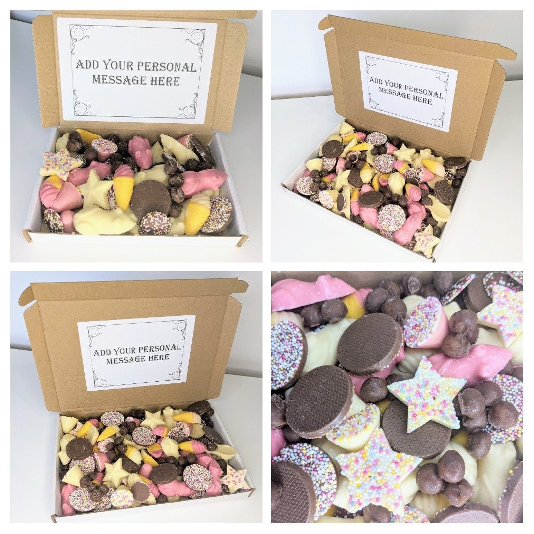VEGAN HALAL Chocolate Pick and Mix Eid Get Well Birthday Hamper Box Gift Wedding Special