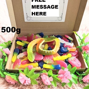 Sweets Pick and Mix Hamper Box Birthday Special Occassion Christmas Gift Party Get Well Various Weights Jelly Fizzy Chocolate FREE MESSAGE image 8