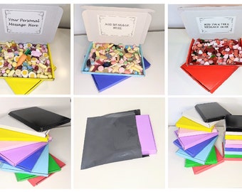 Vegan Halal Sweets Pick Mix Hamper Box Birthday Christmas Special Occasion Gift Get Well Various Weights Jelly Fizzy Chocolate FREE MESSAGE