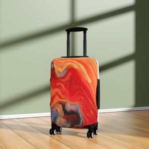 Abstract Rainbow Luggage Cover image 5