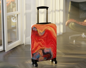 Abstract Rainbow Luggage Cover