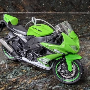 Custom Kawasaki Ninja ZX-10R Christmas ornament