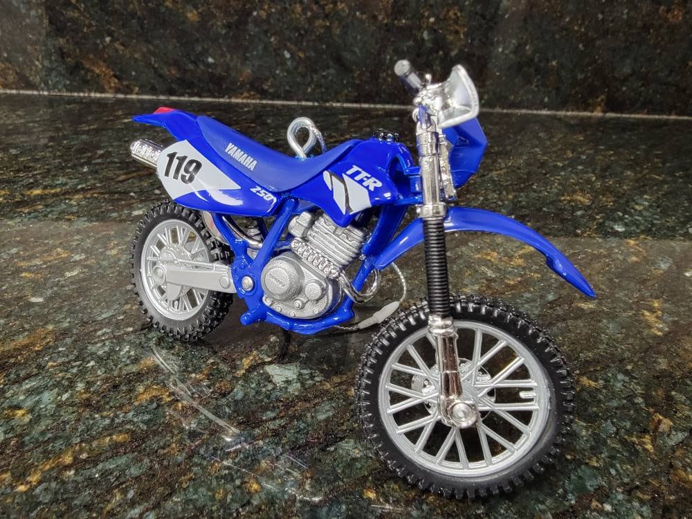 Yamaha TT-R 250 4.5" Diecast Trail Bike Christmas ornament