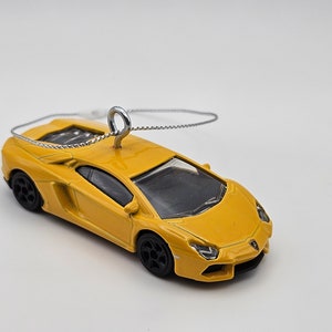 Custom Hotwheels Lamborghini Aventador Christmas ornament