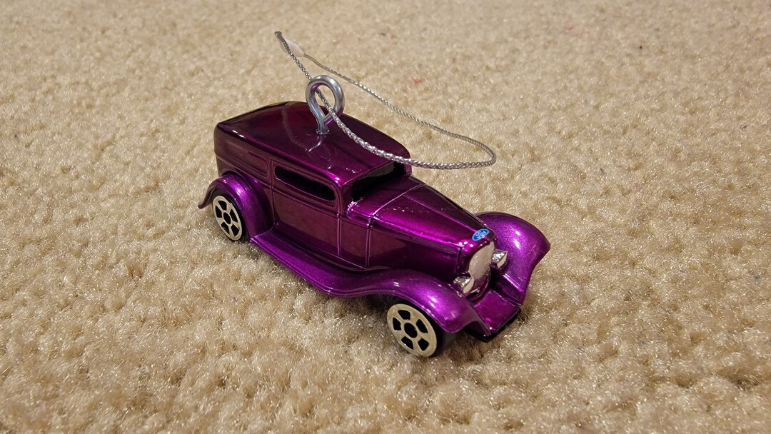 Custom Hotwheels 1932 Ford Christmas Ornament Etsy