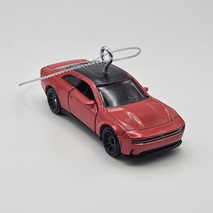 Matchbox 2024 Dodge Charger Daytona R/T Christmas ornament in Red