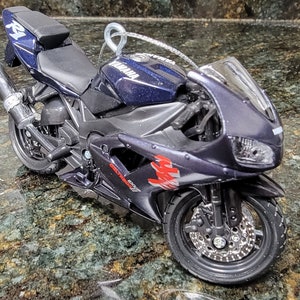 Custom Yamaha YZF-R1 Motorcycle Christmas ornament