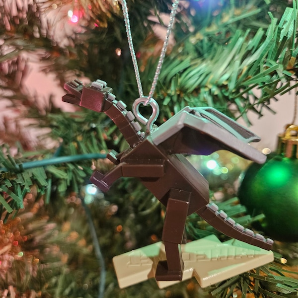Minecraft Ender Dragon Christmas ornament