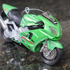 Custom Kawasaki Ninja ZX-12R Christmas ornament