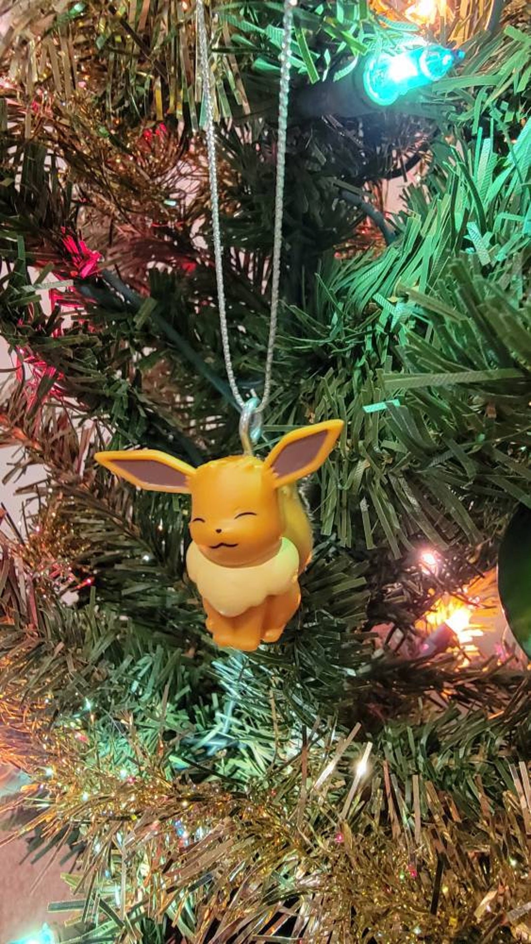 Custom Pokémon Eevee Christmas Ornament - Etsy