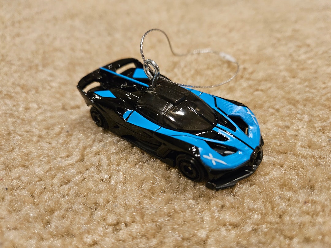Custom Hotwheels Bugatti Bolide Christmas Ornament Etsy