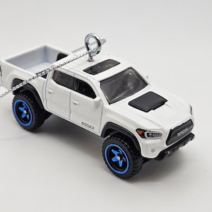 Custom Hotwheels 2020 Toyota Tacoma Pickup Truck Christmas ornament
