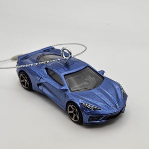 Décoration de Noël personnalisée Matchbox 2020 Chevy Corvette C8