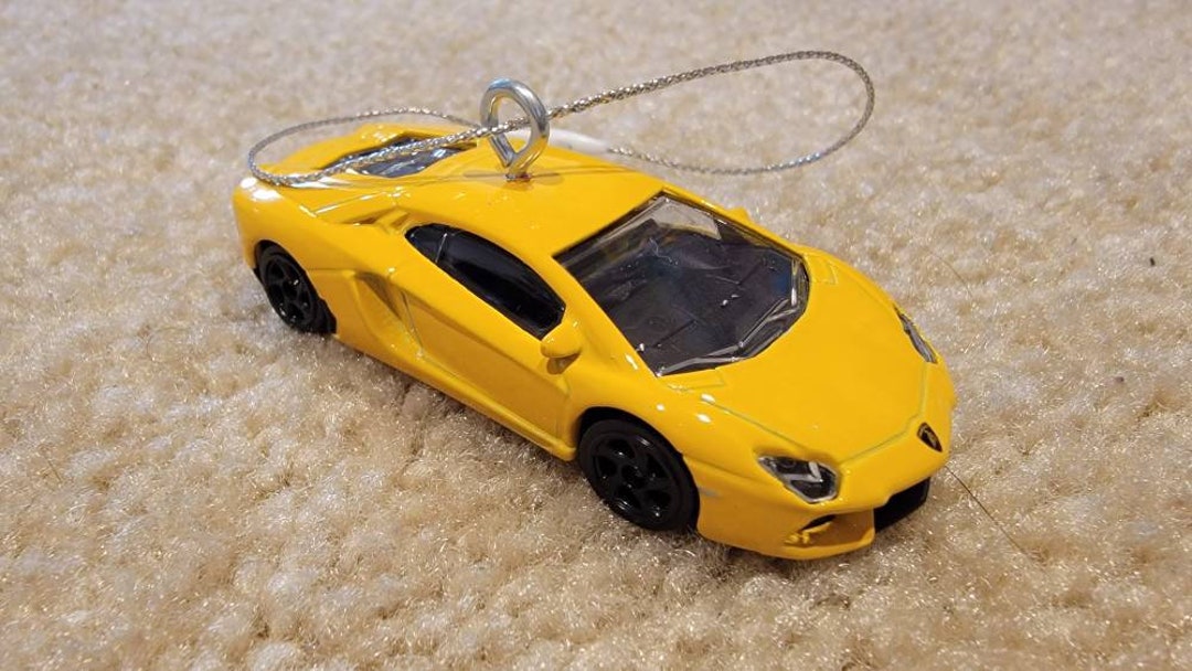 Custom Hotwheels Aventador Christmas Ornament Etsy