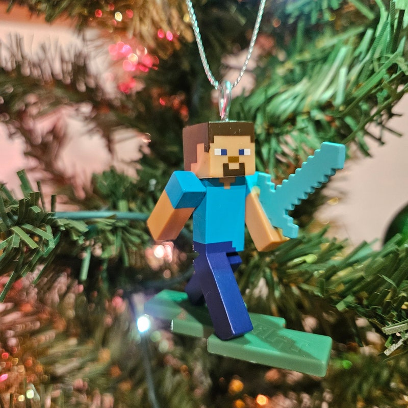 Excavator Ornament 3D Effect Little Kid Master Builder Christmas