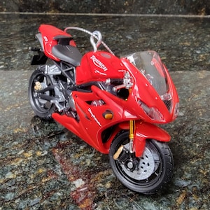 Custom Triumph Daytona 675 Christmas ornament