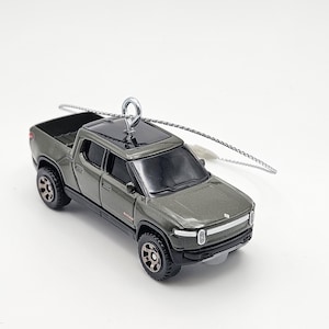 Custom Matchbox Rivian Rit Christmas ornament