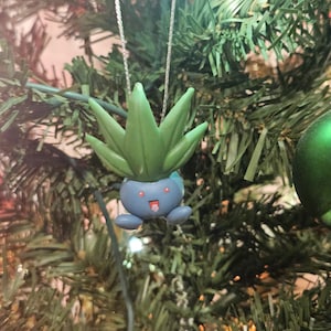 Pokémon Oddish Christmas ornament