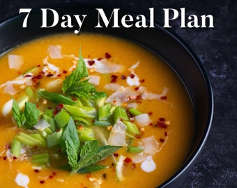 Easy Keto Meal Plan w/ Cookbook