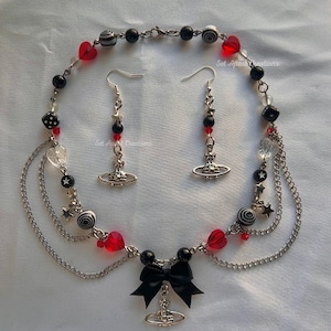 Nana & Hachi Valentine Necklace Set &lt;3