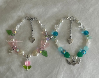 Chihiro and Haku Matching bracelets || spirited away||