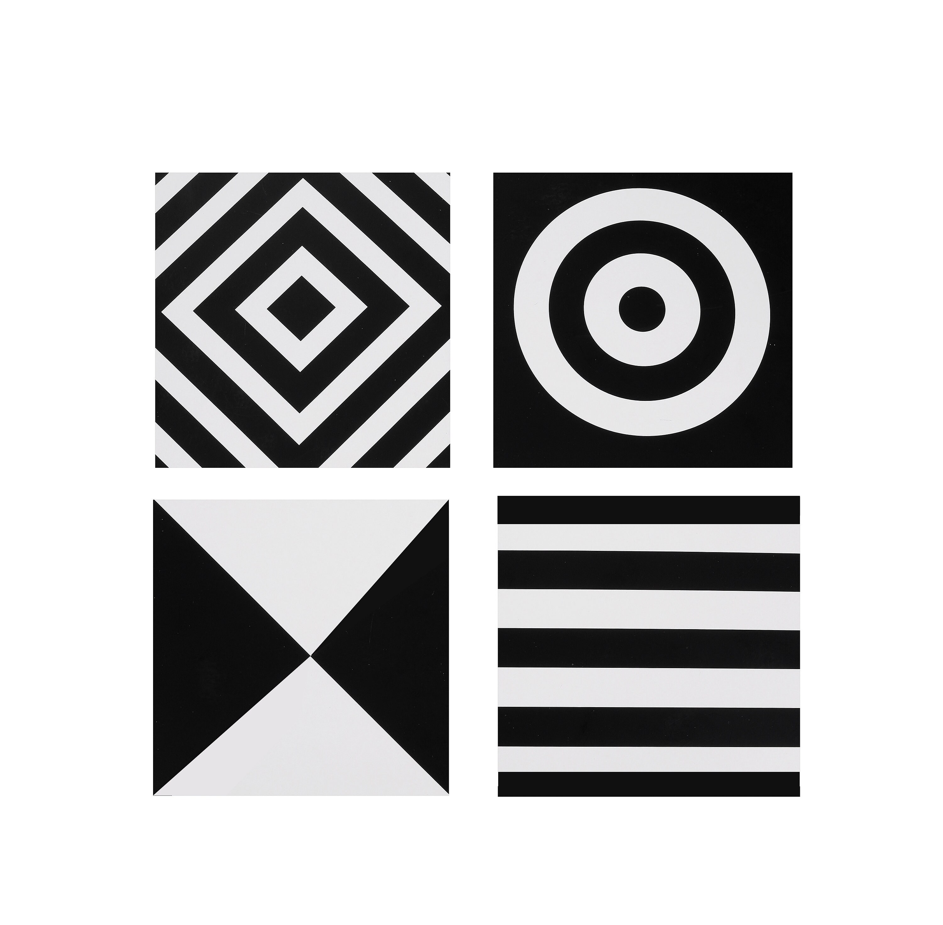 Black And White Geometric Shapes For Infants