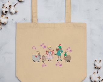 Sound of Music Inspired Tote Bag - Lonely Goatherd Design - Eco-Friendly Cotton Tote Large Reusable Tote Bag Movie Musical Design