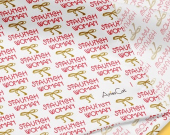 Staunch Woman Little Edie Grey Gardens Gold Bow All-over Print Bandana Head Scarf Hair Purse Unique Cute Strong Female Gift For Her