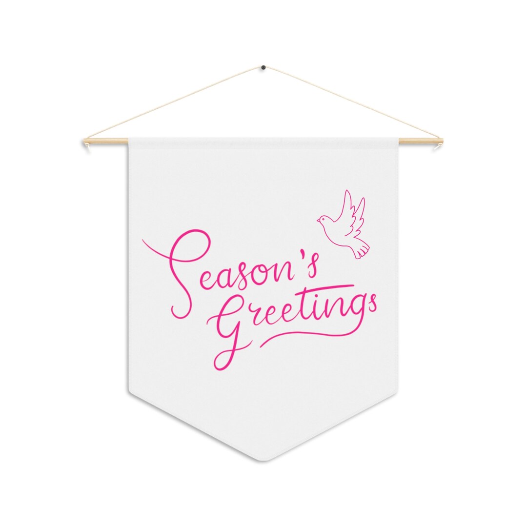 christmas-wall-hanging-season-s-greetings-dove-pink-etsy
