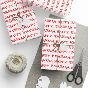 Happy Kwanzaa Wrapping Paper – Jazzcdesigns