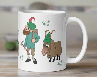 Lonely Goatherd Mug: The Sound of Music, Vintage Style Ceramic Cup