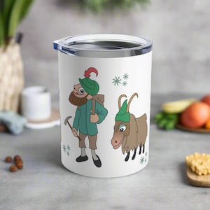 10 Unzen Becher Ton Musik Becher Lonely Goatherd Reise Becher Heiße Kalte Getränke Kaffee Cocktails Wein Bier Umweltfreundlich Nettes Geschenk für Freund