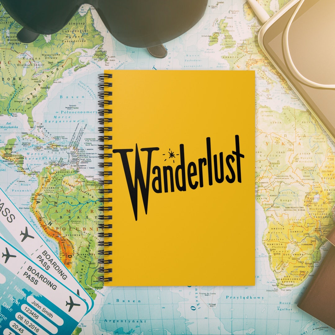 Travel Journal Wanderlust Spiral Journal Notebook Ruled Line Gift for ...